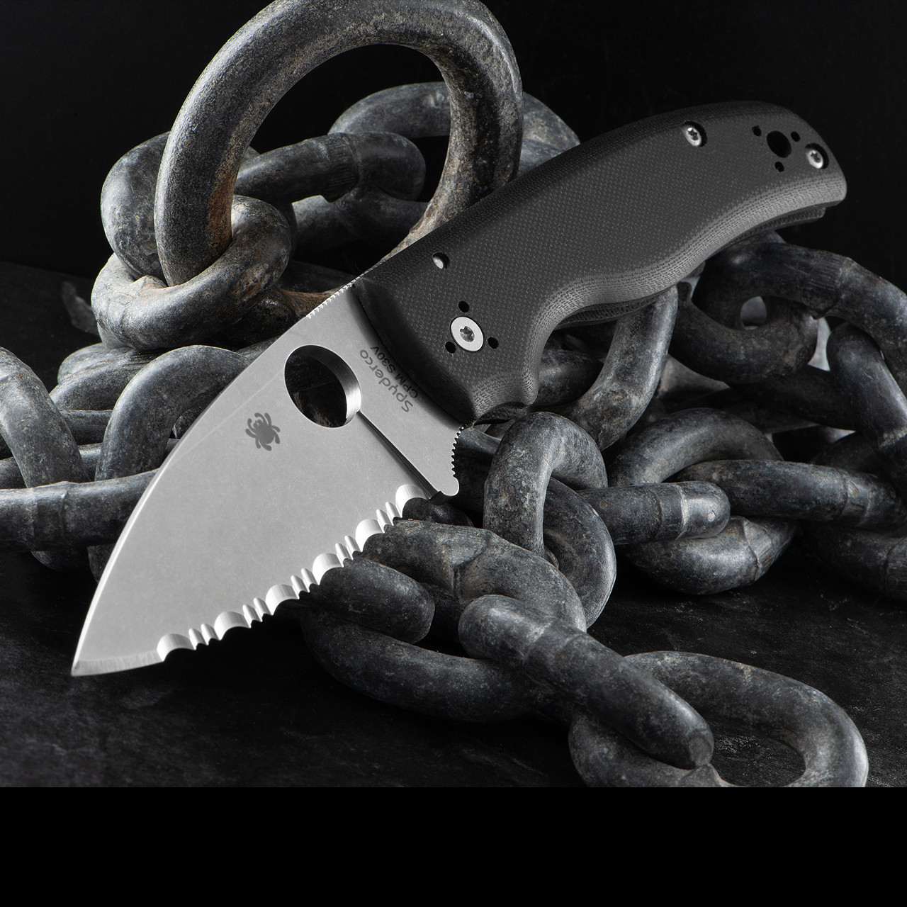 Spyderco Shaman Spyderedge Folding Knife | Heinnie Haynes