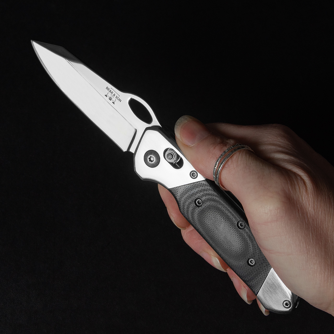 Bear & Son Slide Lock G10 Folding Knife