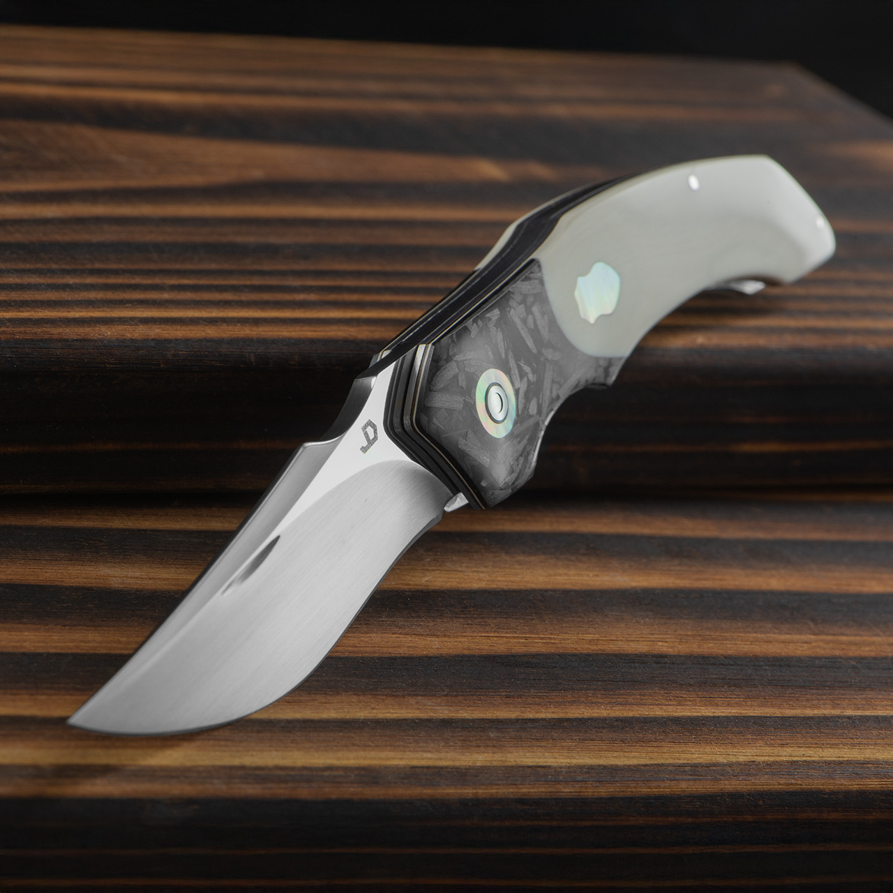 JD Knives Palladium Elforyn Folding Knife