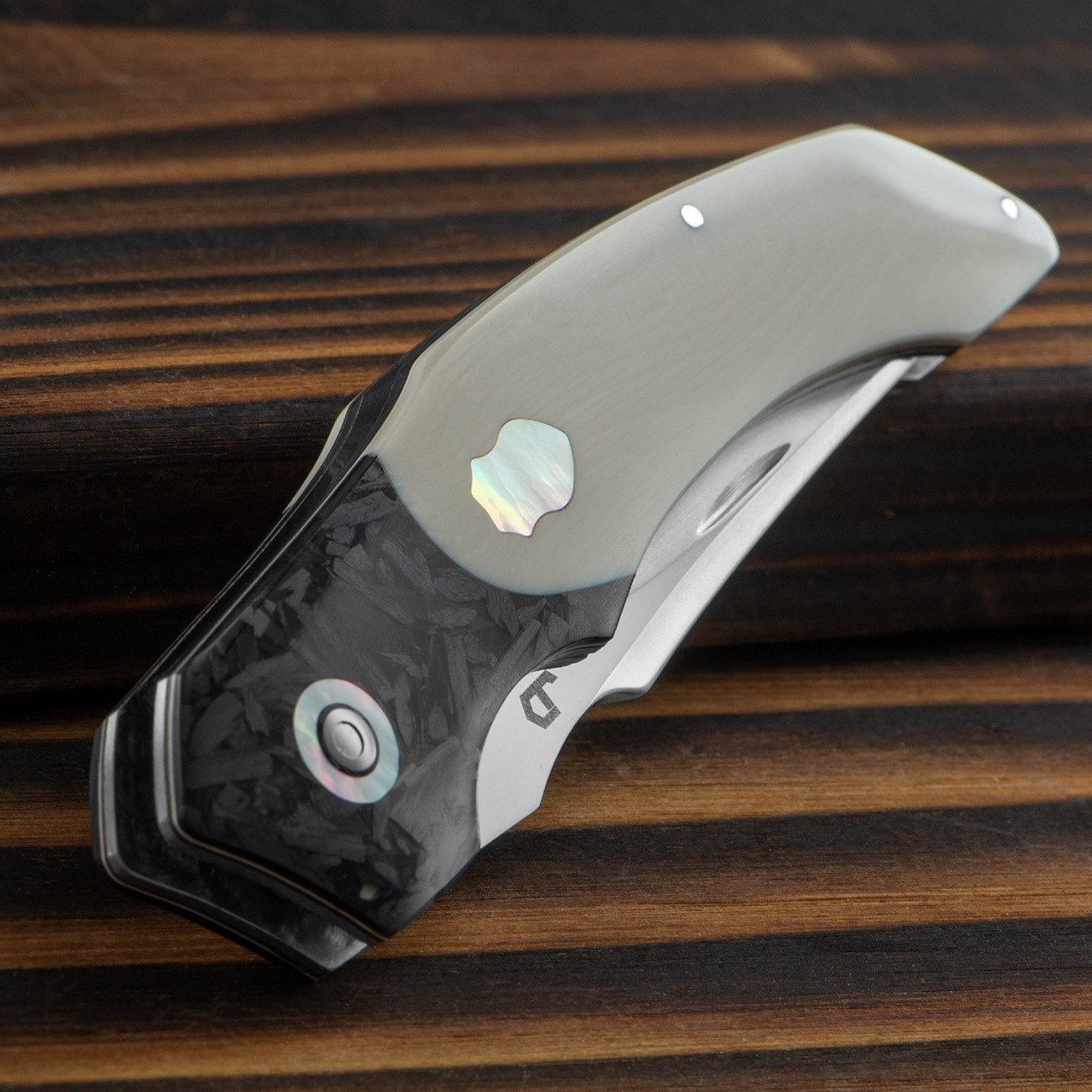 JD Knives Palladium Elforyn Folding Knife