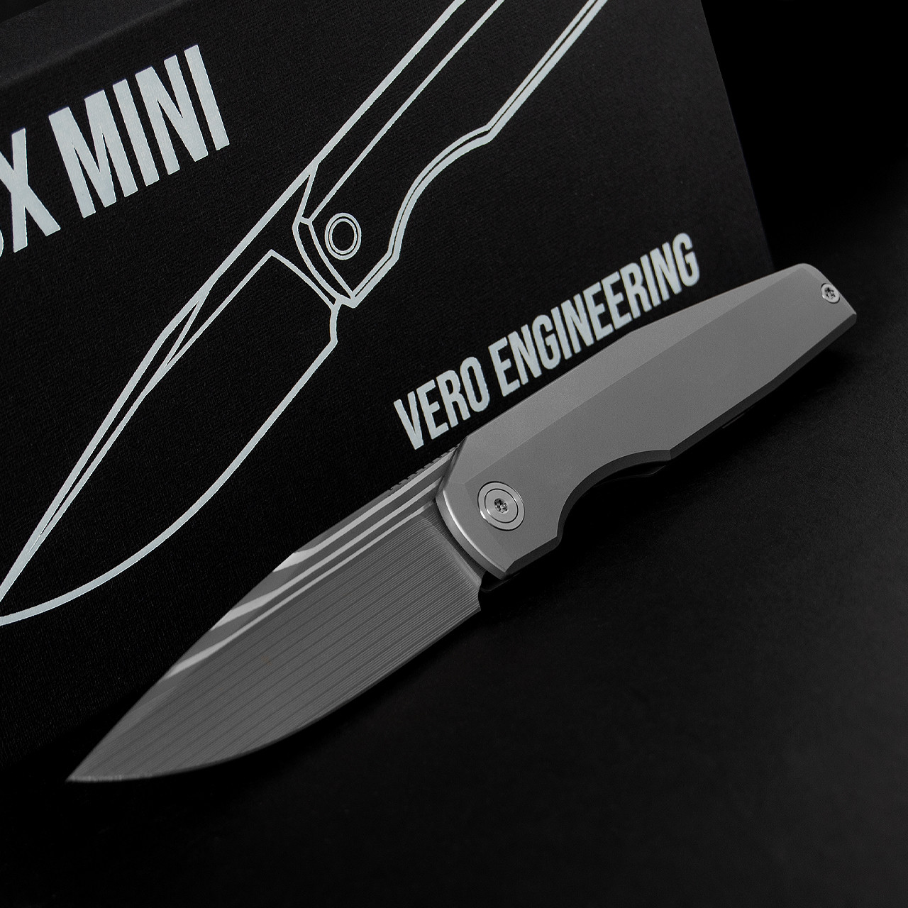 Vero Lux Mini Titanium Bacon Folding Knife