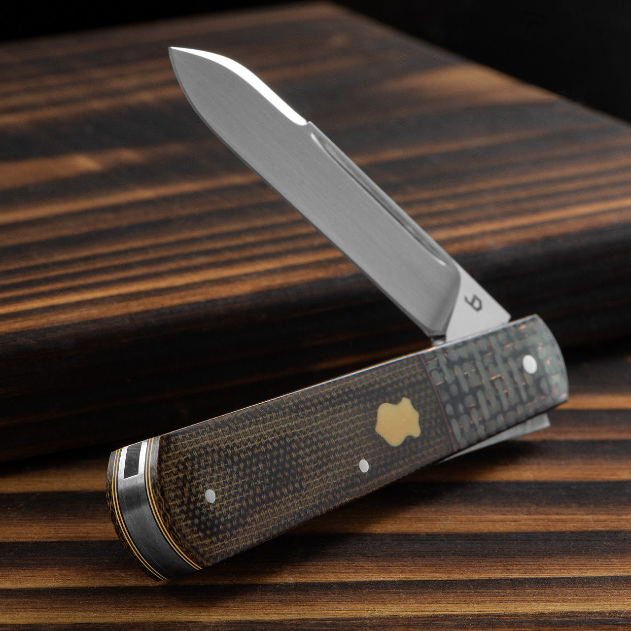 JD Knives Barlow Carbon fibre folding Knife