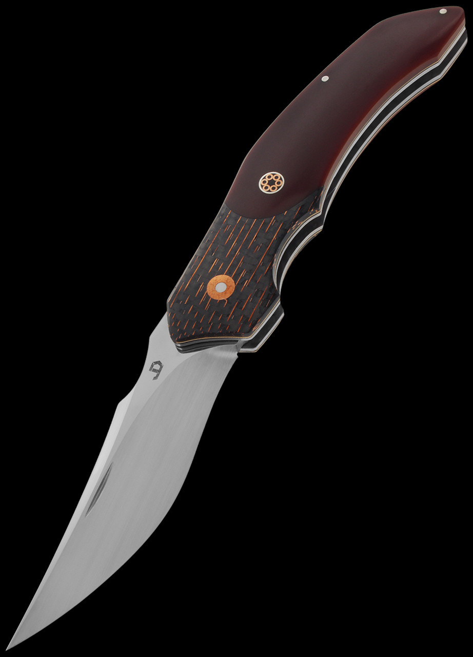 JD Knives Palladium Vintage Micarta folding Knife