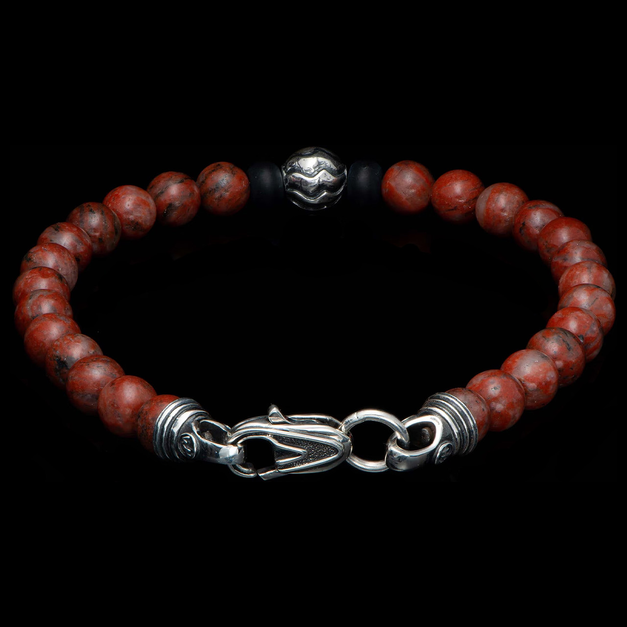 William Henry Brookings Red Jasper Bracelet