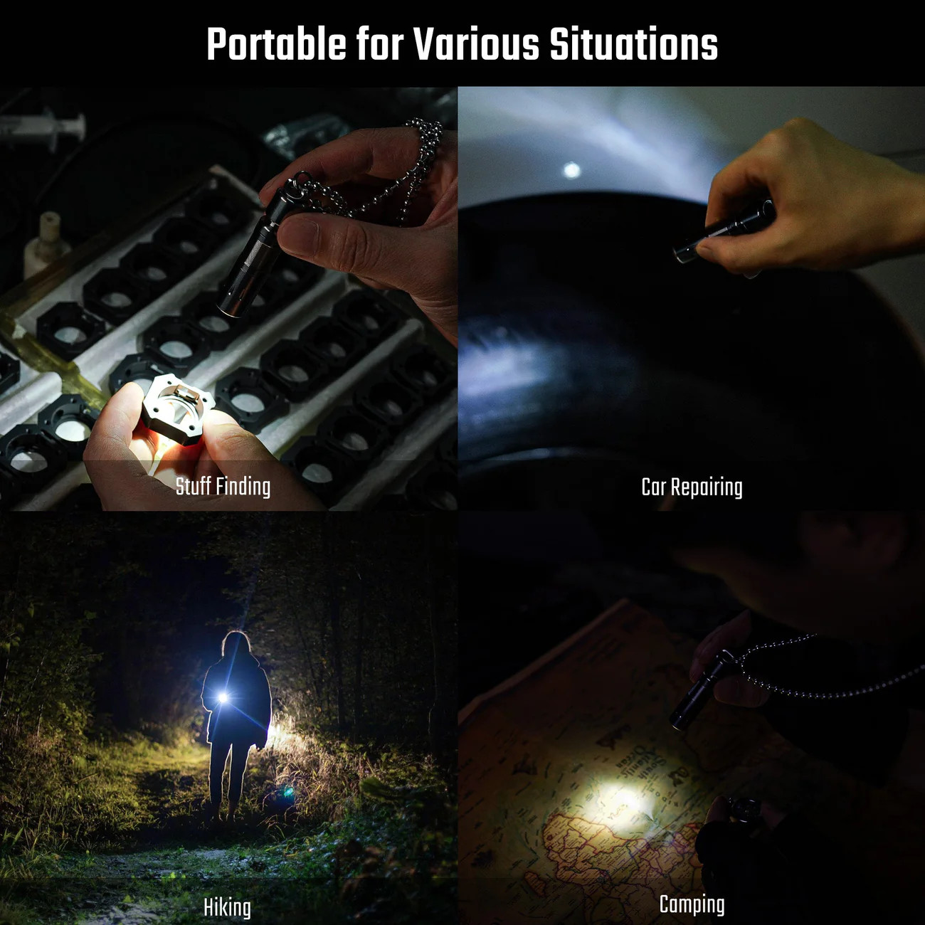 MecArmy X6 Mini Titanium Keychain Flashlight