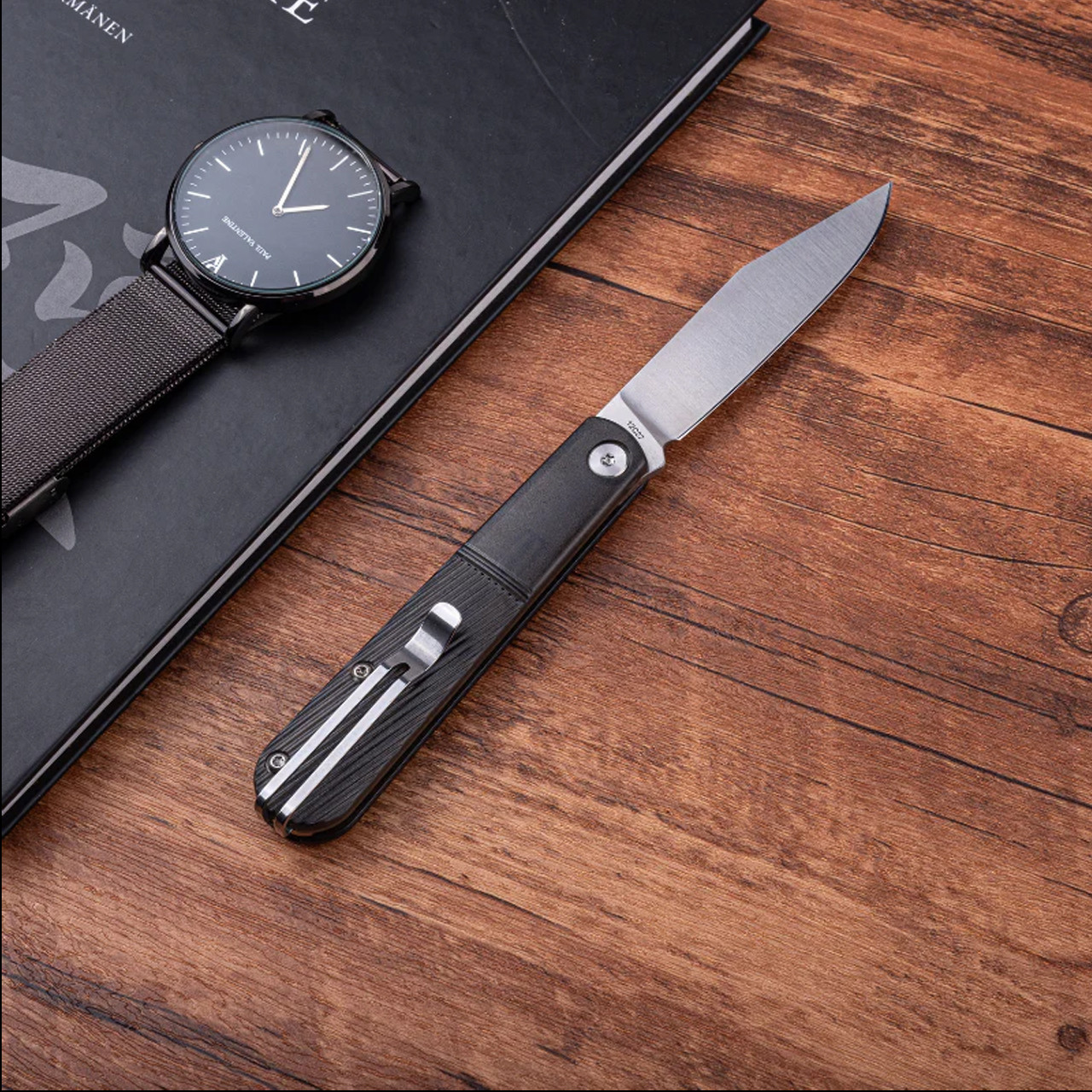 Real Steel Barlow Fork Clip Point Folding Knife