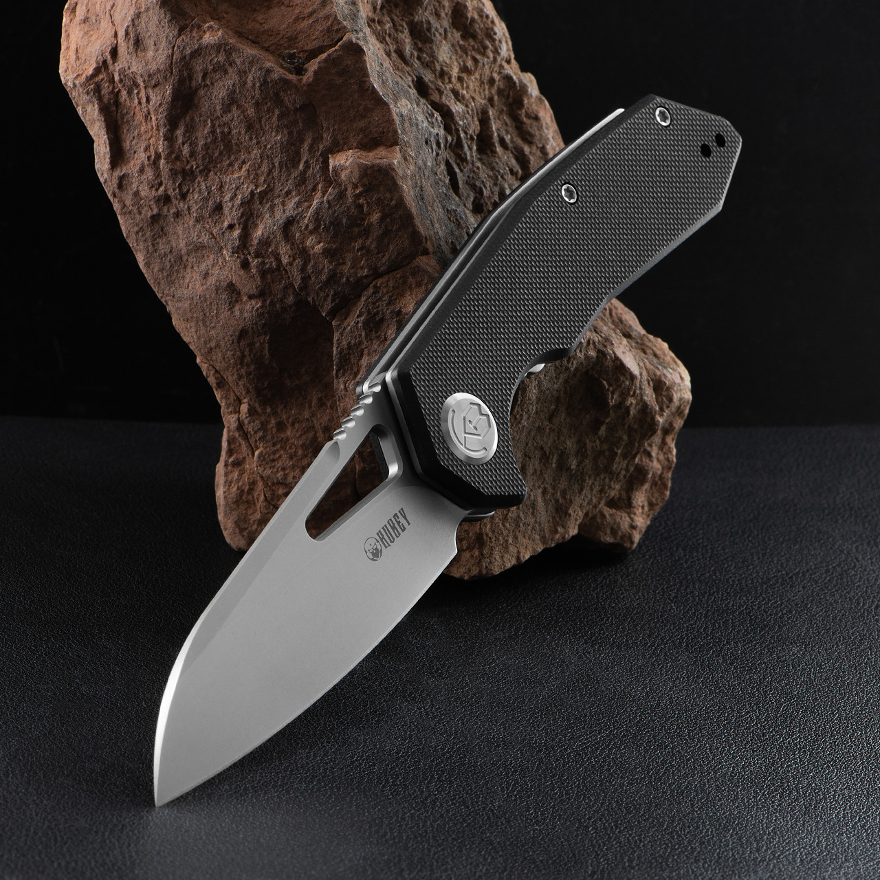 Kubey Vagrant G10 Folding Knife Black