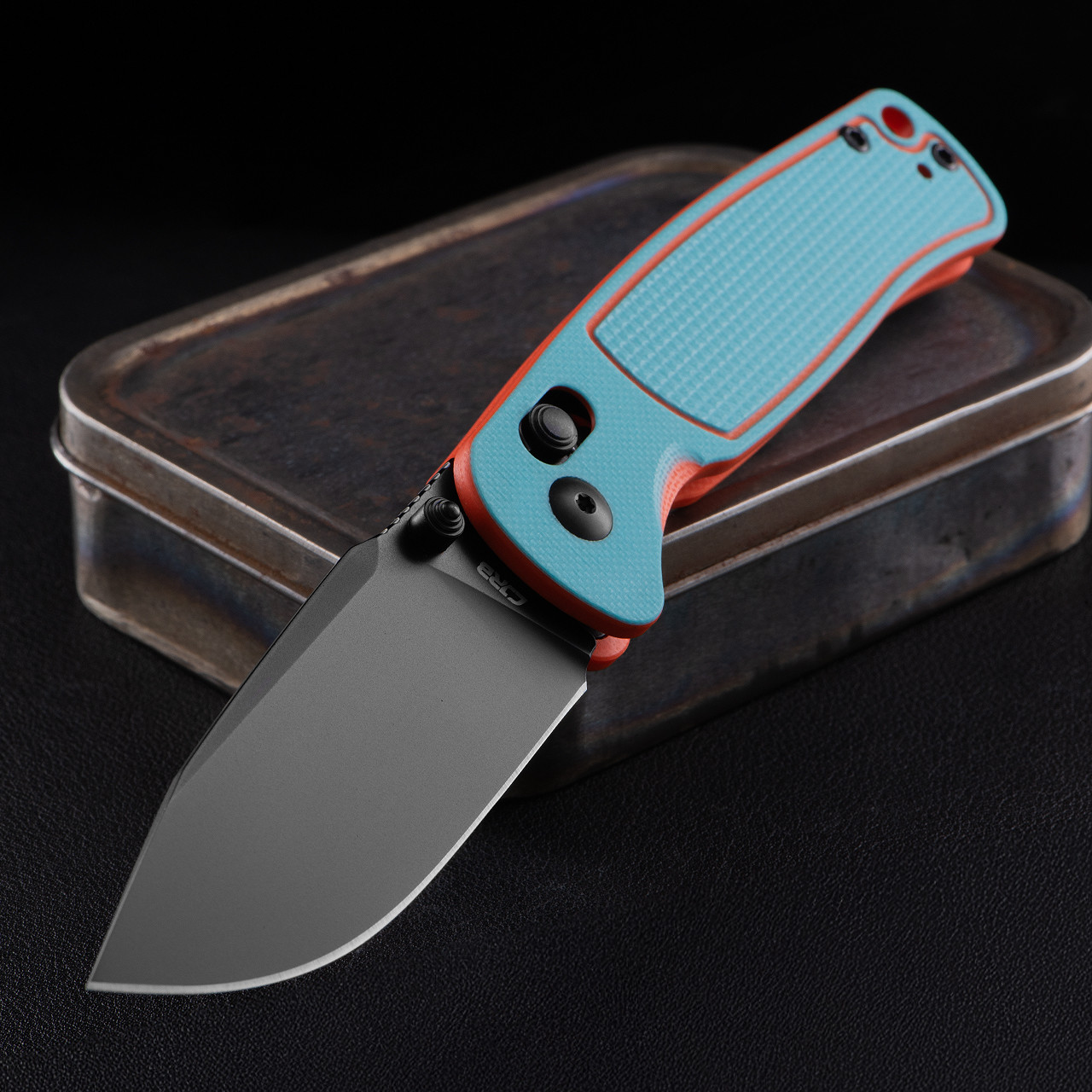 CJRB Shale Black Folding Knife