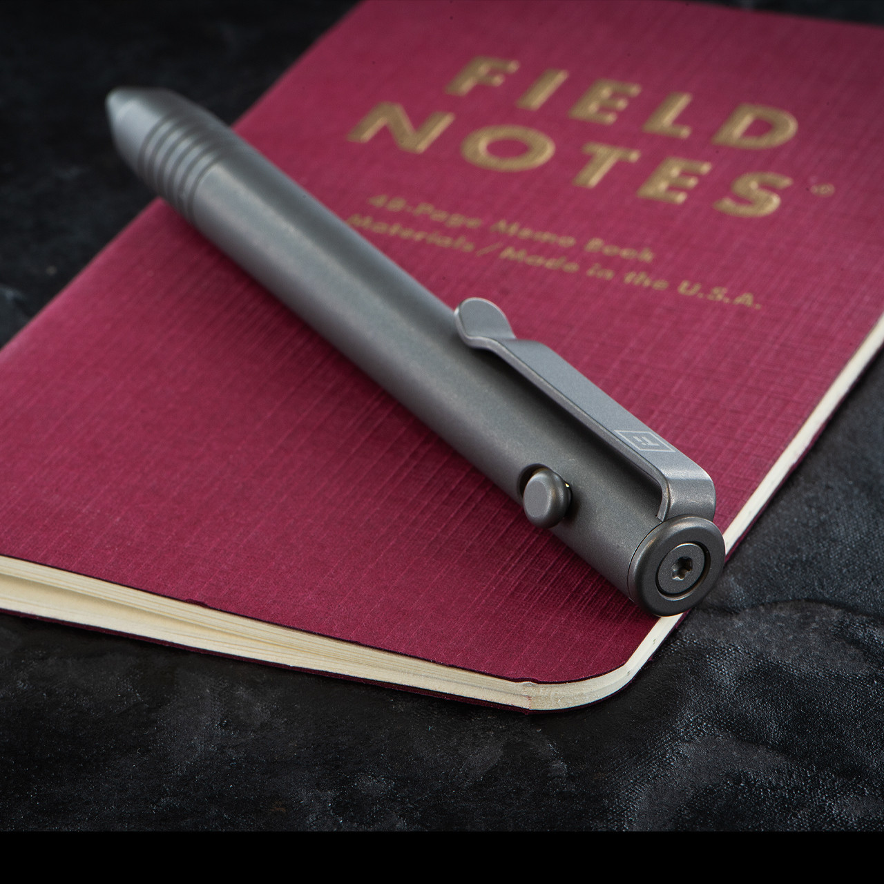 BigIDesign Base Line Bolt Action Titanium Pen
