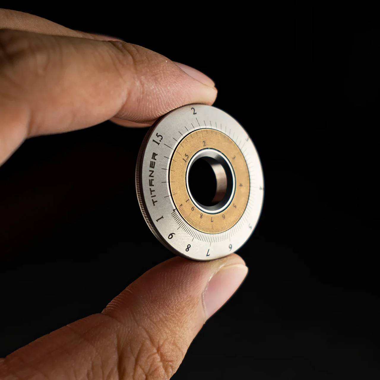 Titaner Mini Titanium Curve Measure Slide Rule