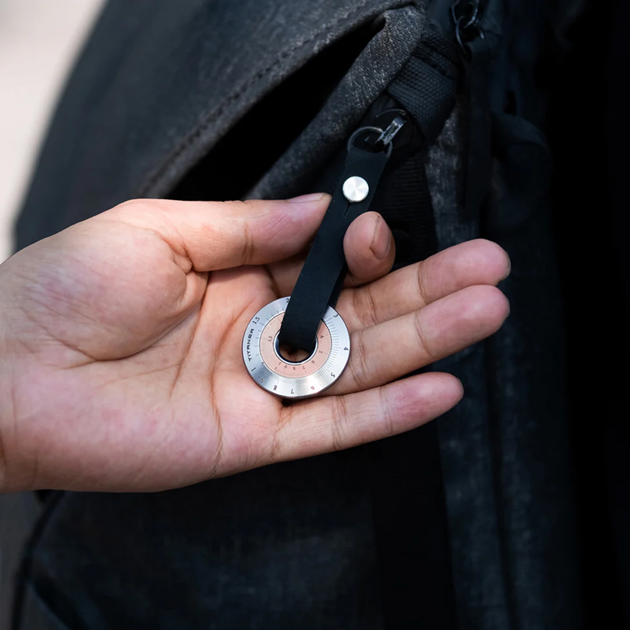 Titaner Mini Titanium Curve Measure Slide Rule