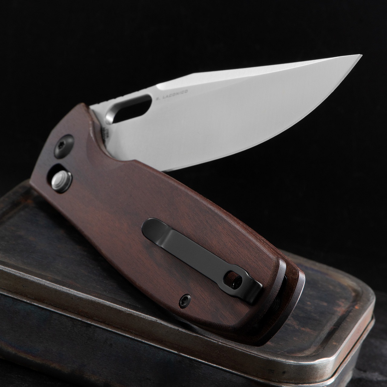 CJRB Prado Ebony Folding Knife