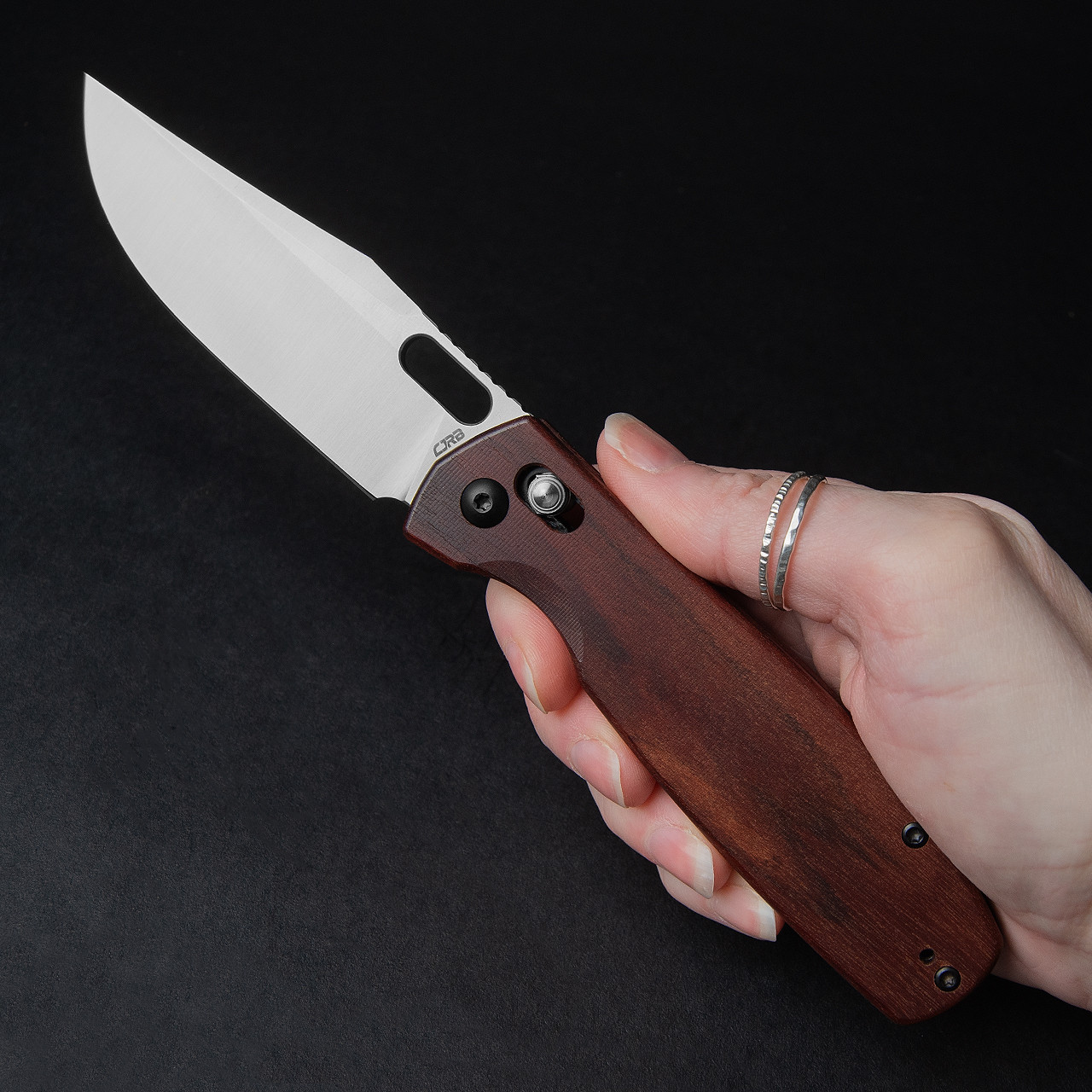 CJRB Prado Ebony Folding Knife