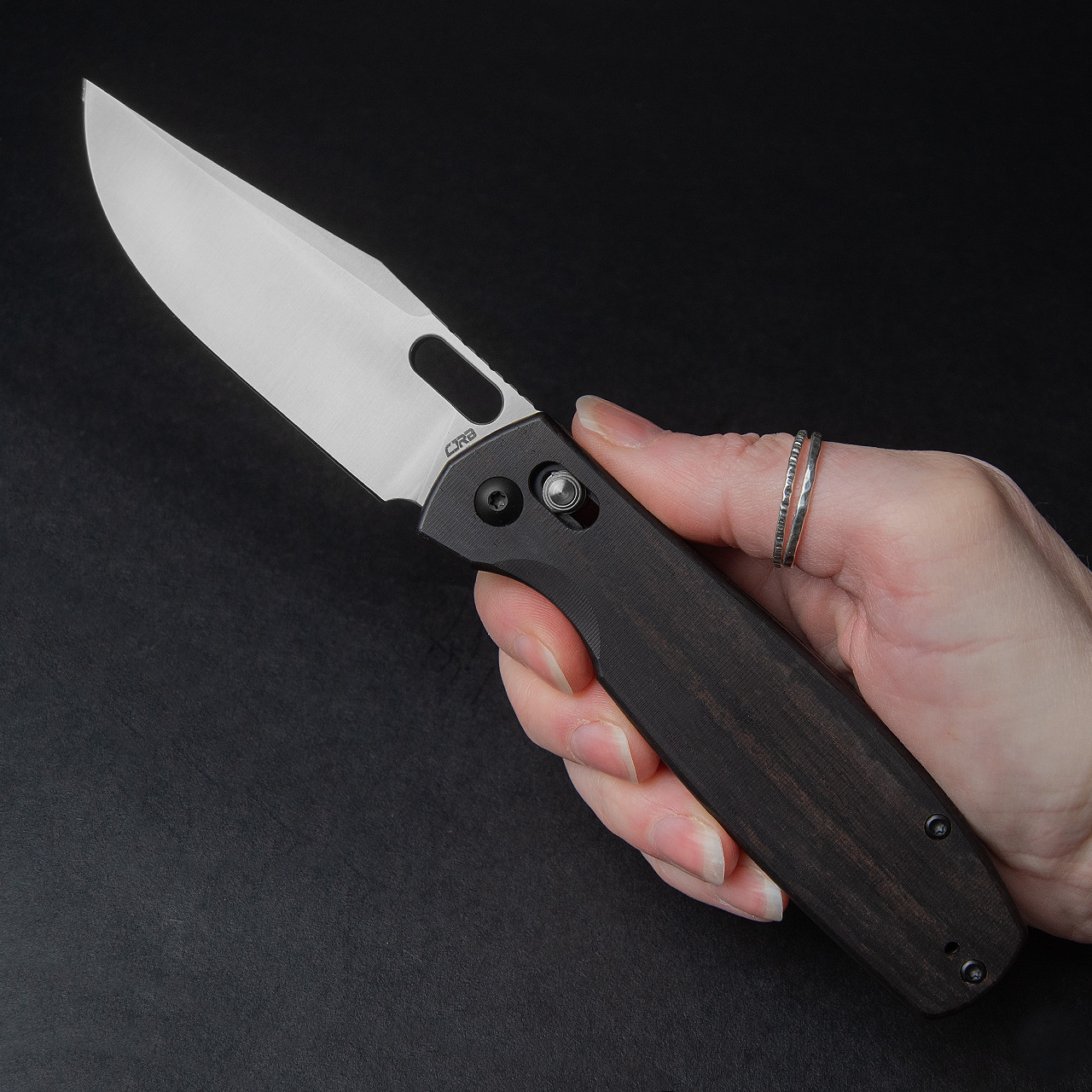 CJRB Prado Wood Folding Knife
