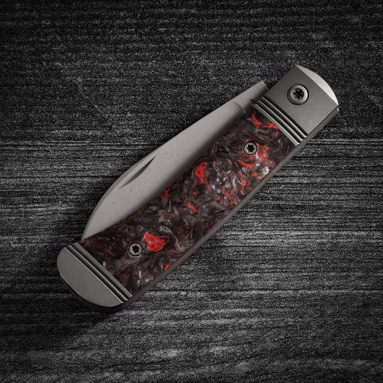 Jack Wolf Venom Jack Fat Carbon Dark Matter Folding Knife