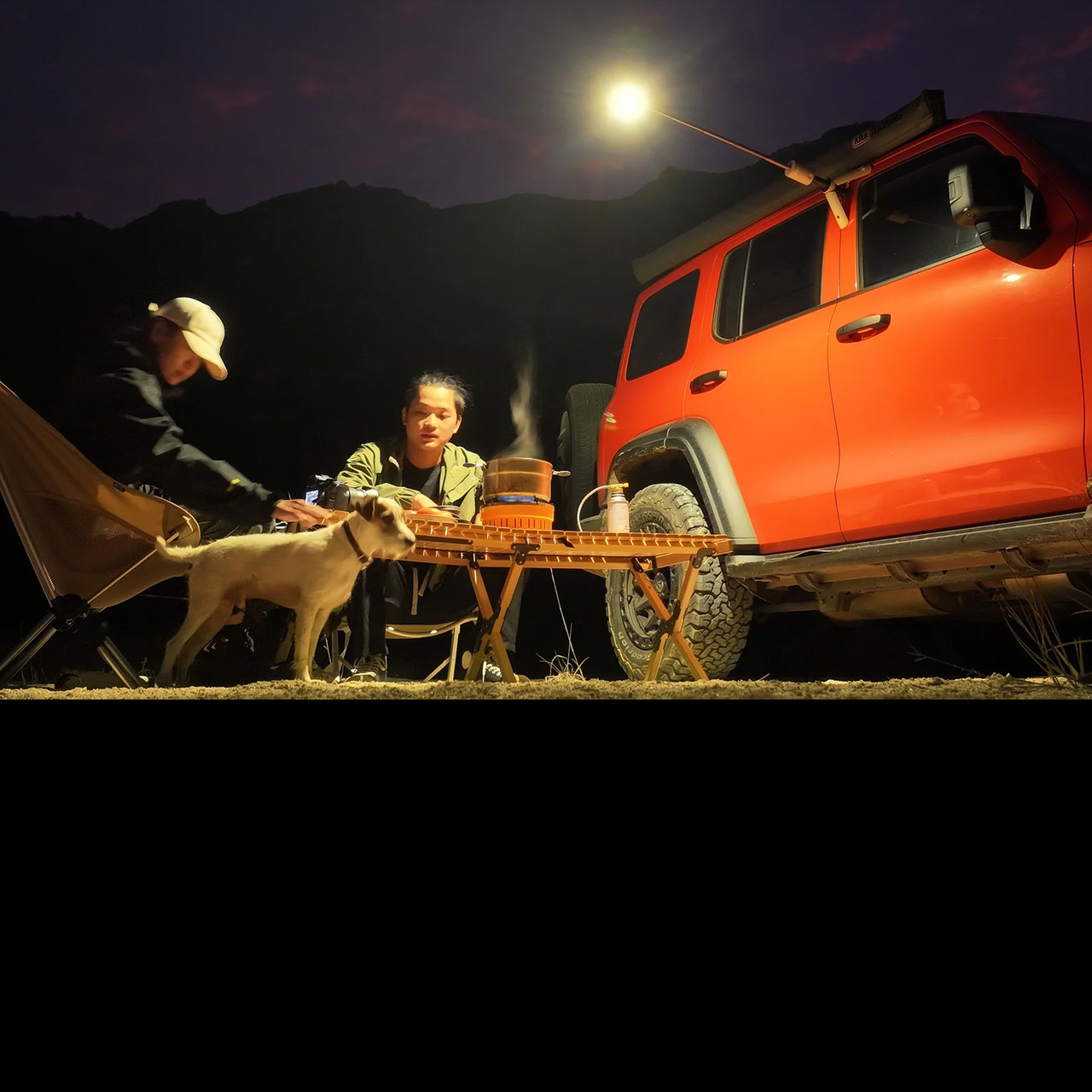 Outask Telescopic Lantern Desert Yellow