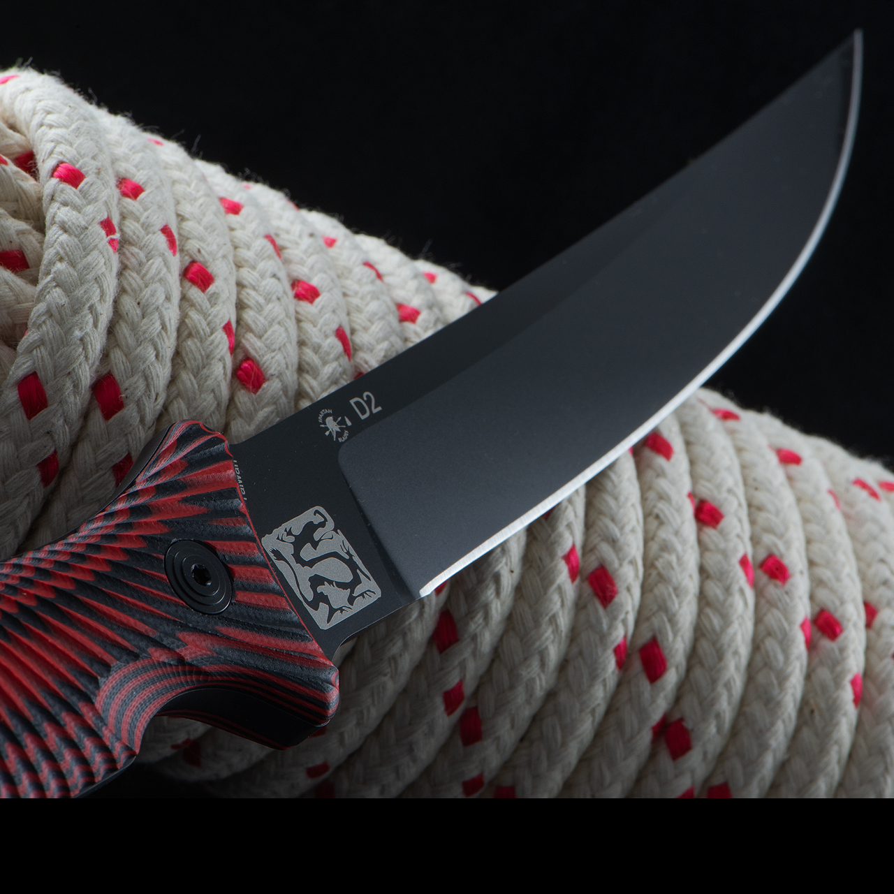 Spartan Ronin Torii Red Fixed Blade