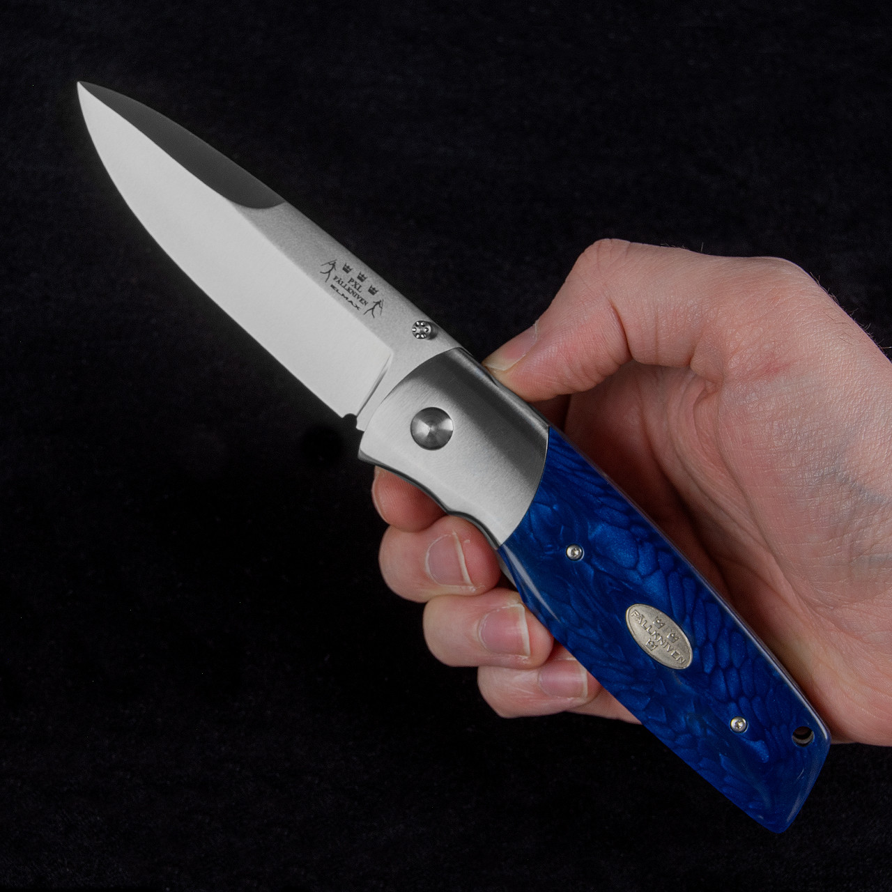Fallkniven PXL Juma Blue Snake Folding Knife