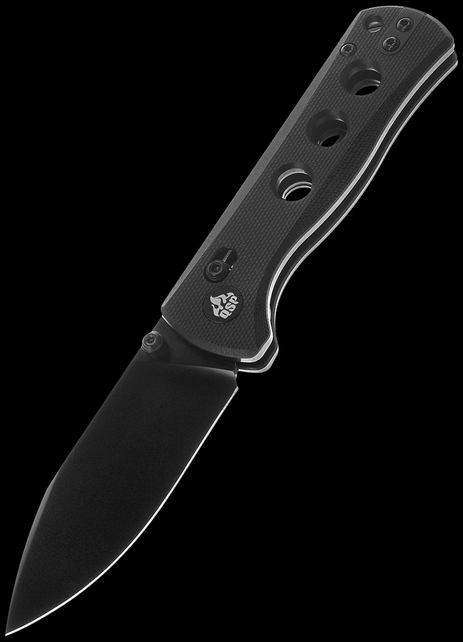 QSP Canary Glyde G10 Black Folding Knife