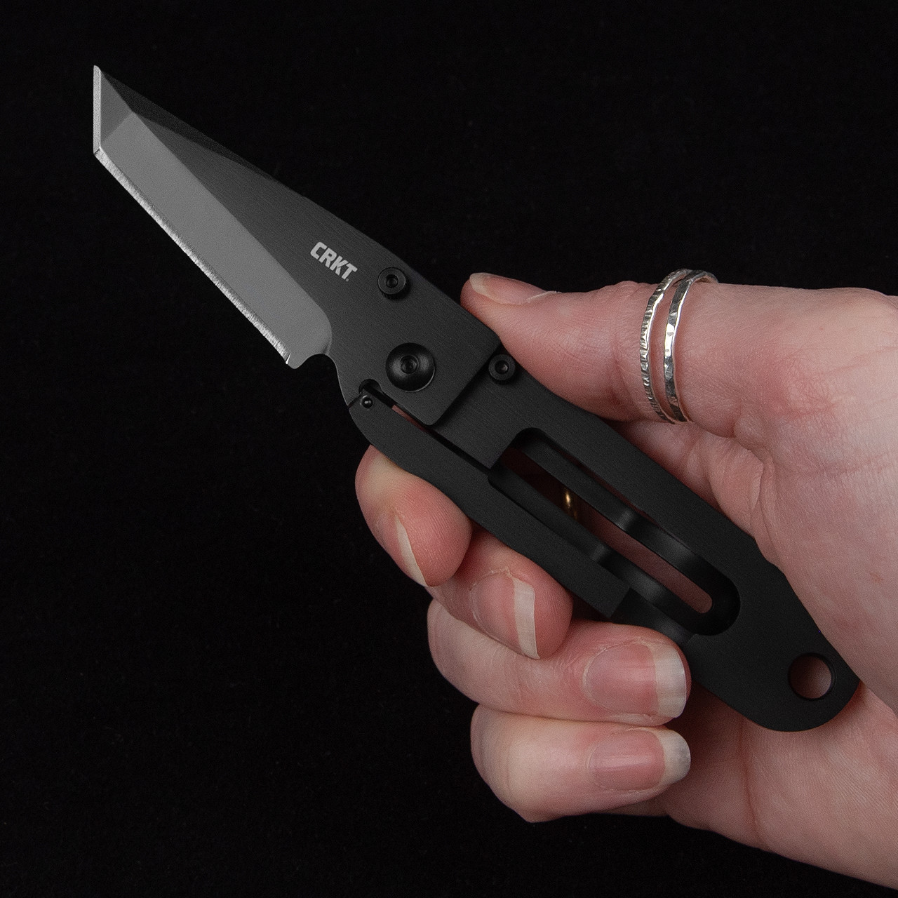 CRKT K.I.S.S. Black Folding Knife