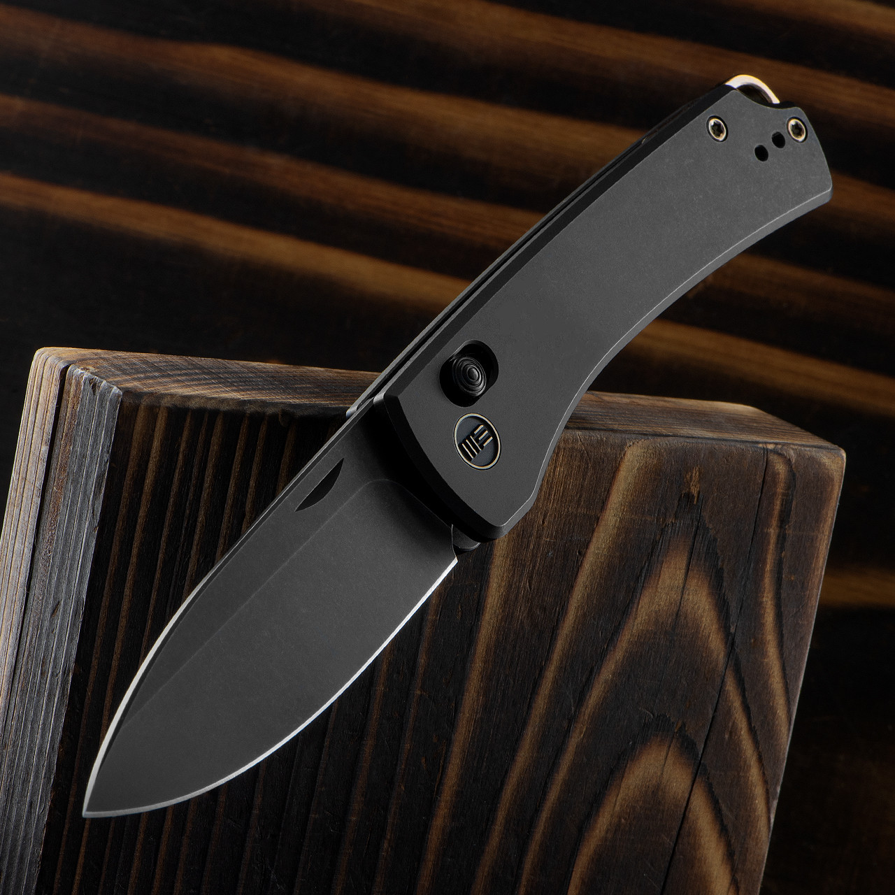 We Knife Nightblade Black Titanium Folding Knife