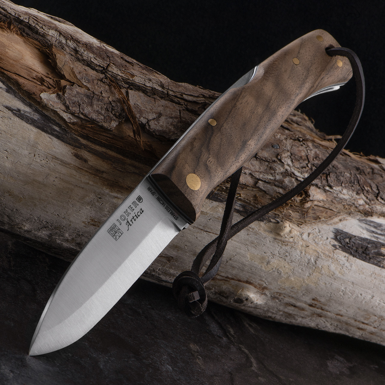 Joker Artica Walnut Folding Knife