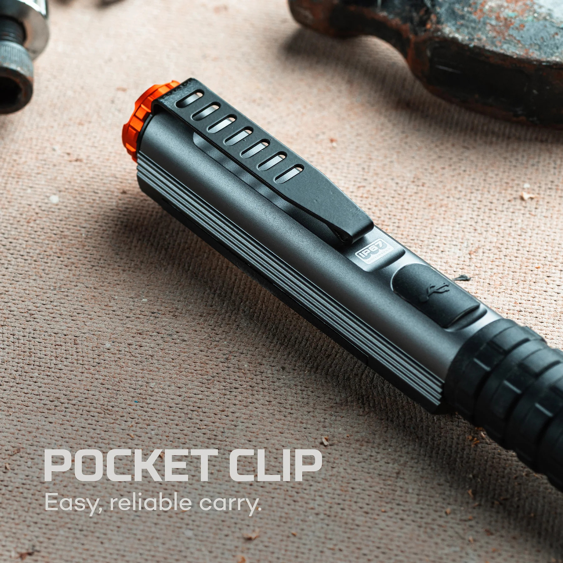 Nebo Big Larry Pro+ Flashlight Black Line