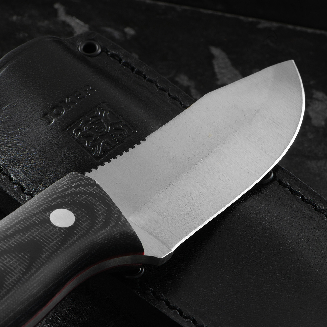 Joker Erizo TS2 Black Micarta Fixed Blade