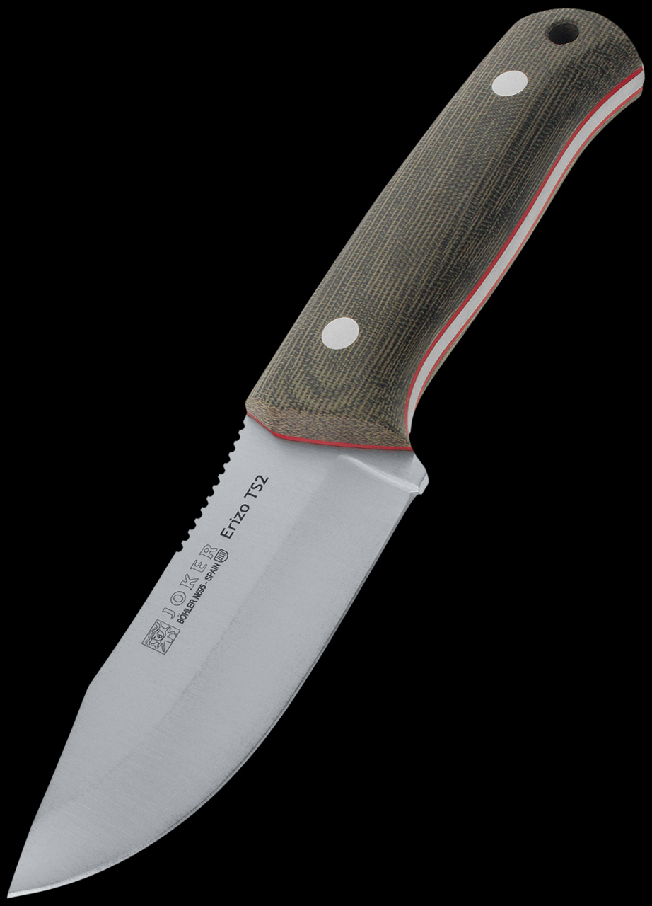 Joker Erizo TS2 Black Micarta | Fixed Blade