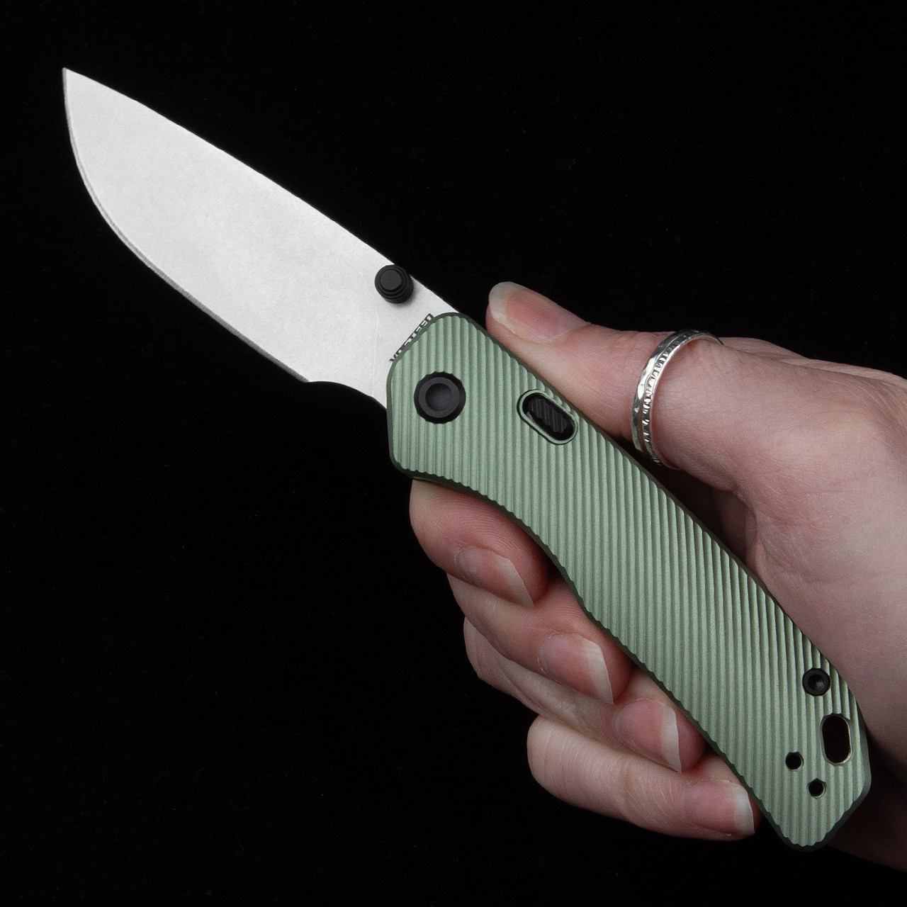 Vosteed Marten Green Stonewashed Folding Knife