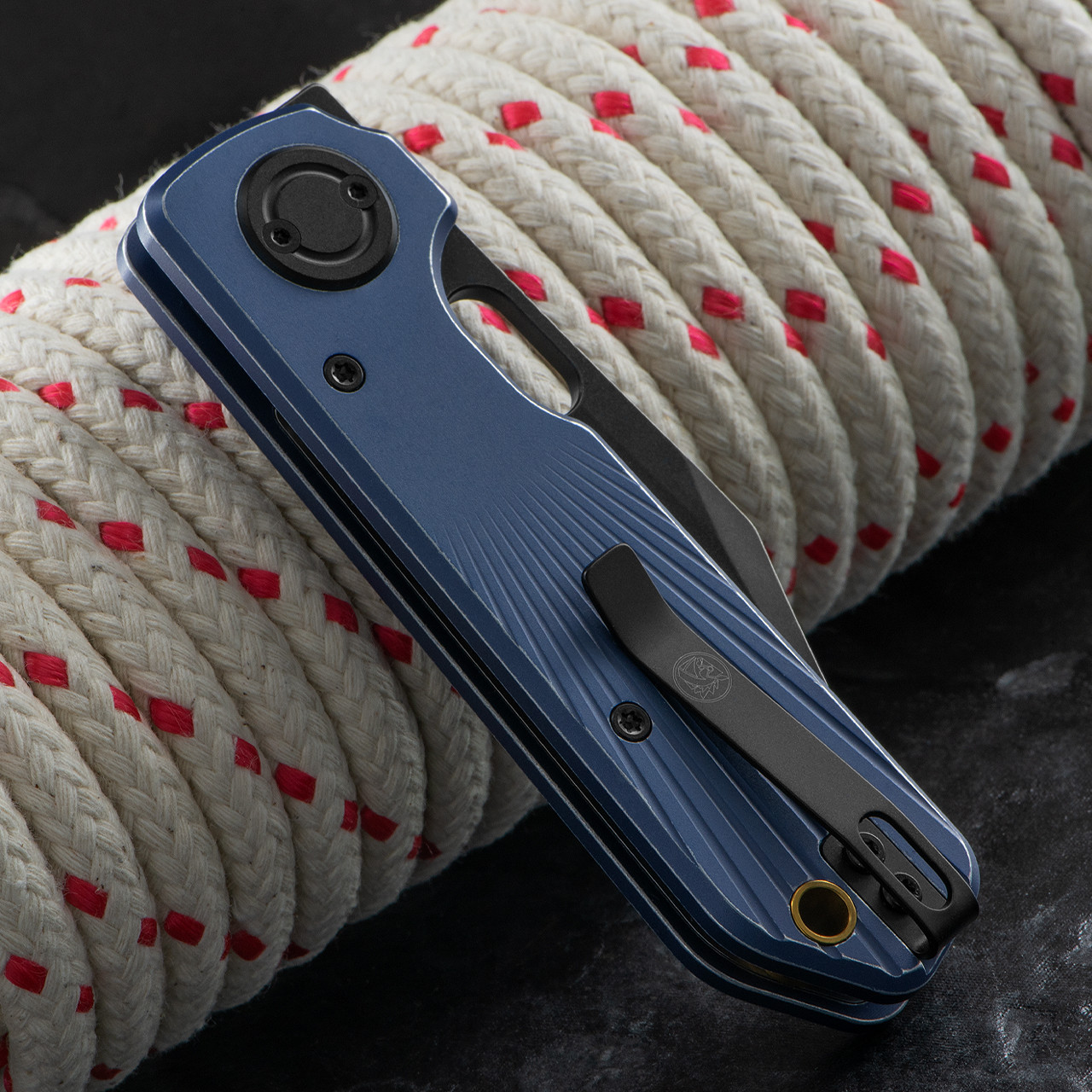 Vosteed Akita Stonewashed Delft Aluminium Folding Knife