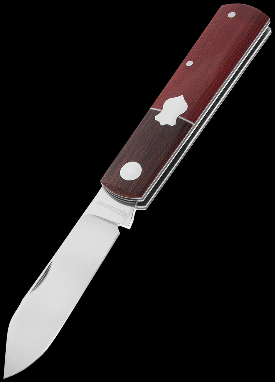 Steenkamp Barlow Brown/Red Micarta Custom Knife