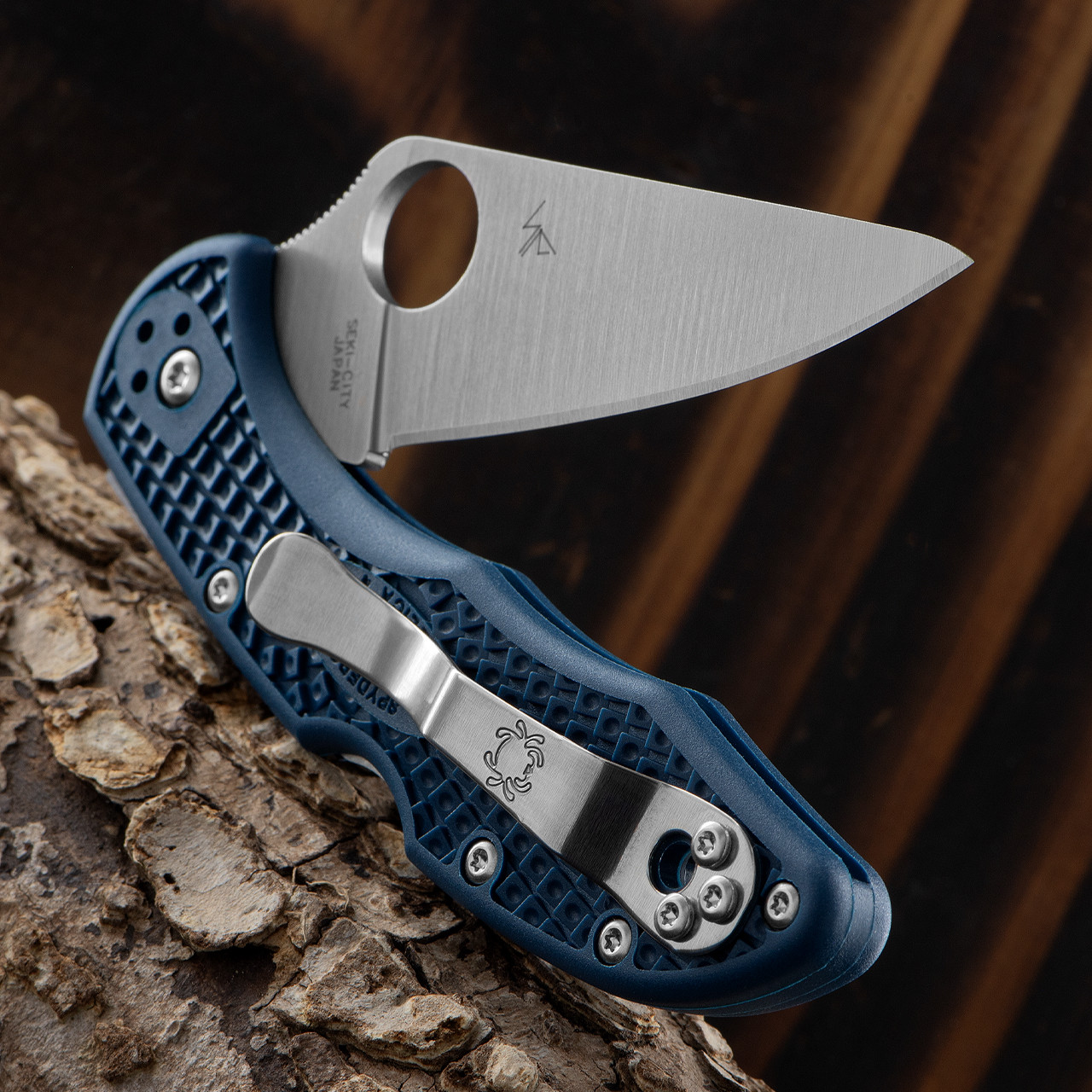 Spyderco Delica 4 Cobalt Blue FRN CPM SPY27 | Folding Pocket Knife