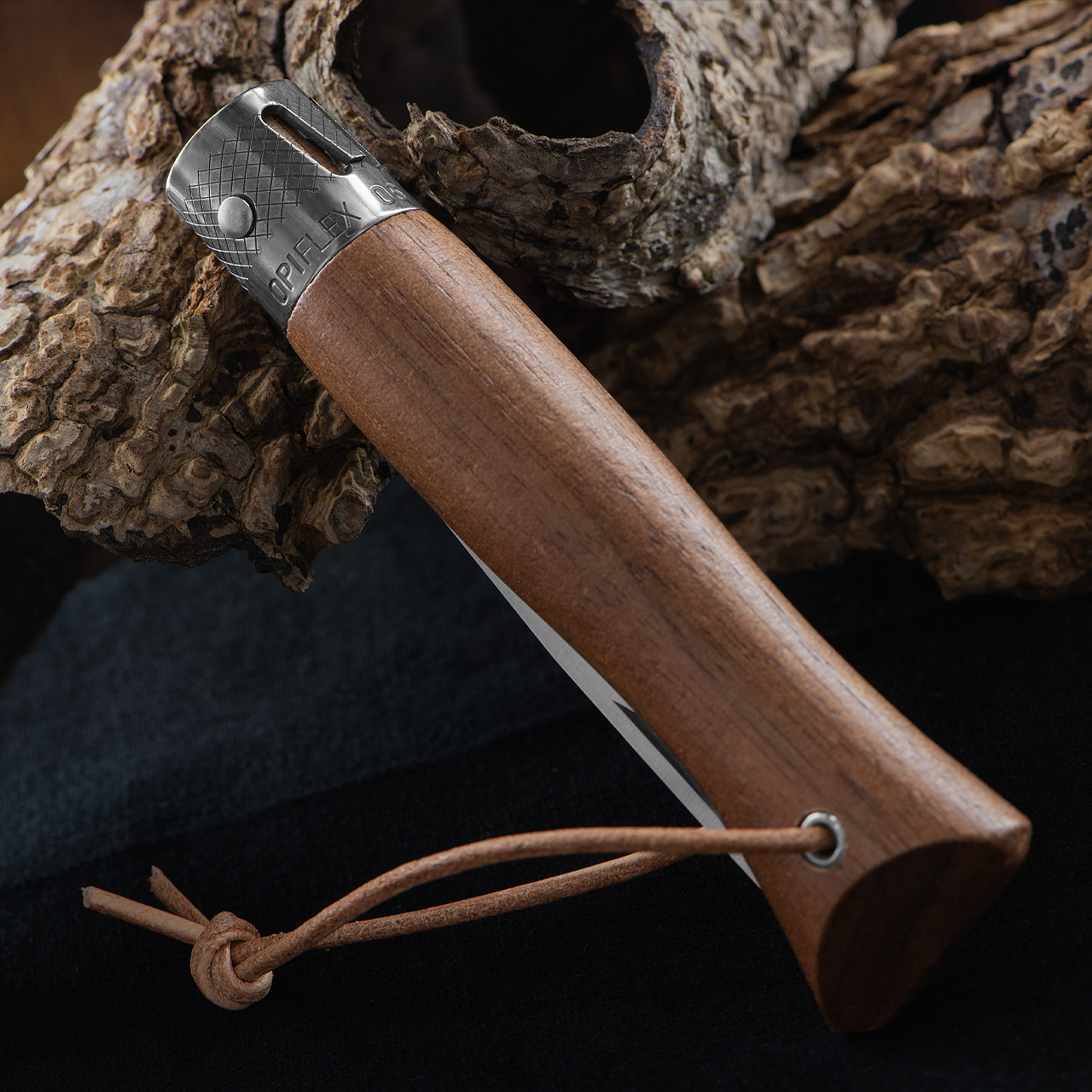 Opinel No 6 VRI EDC Black Walnut Folding Knife