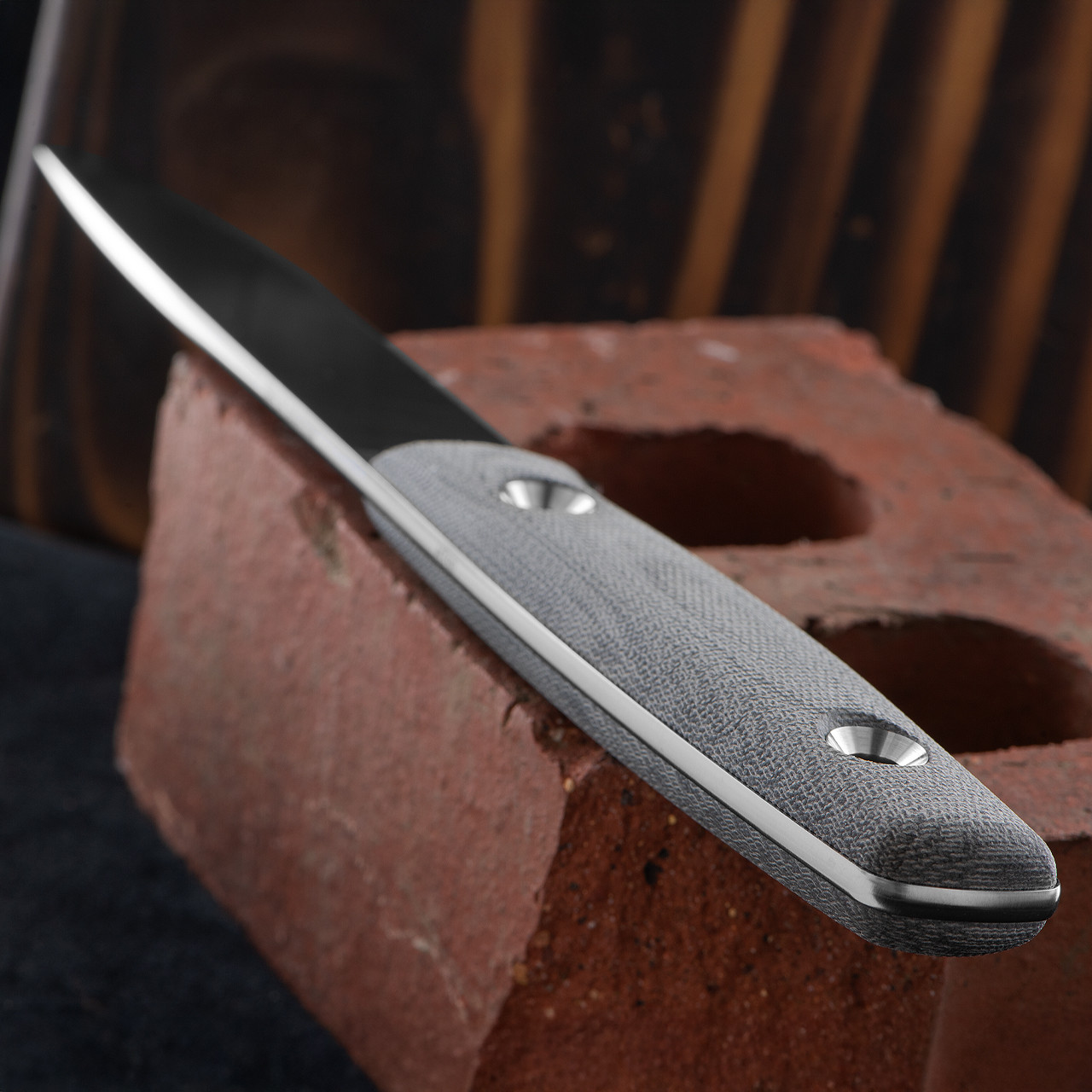 TRC This Is Freedom Black Micarta Fixed Blade