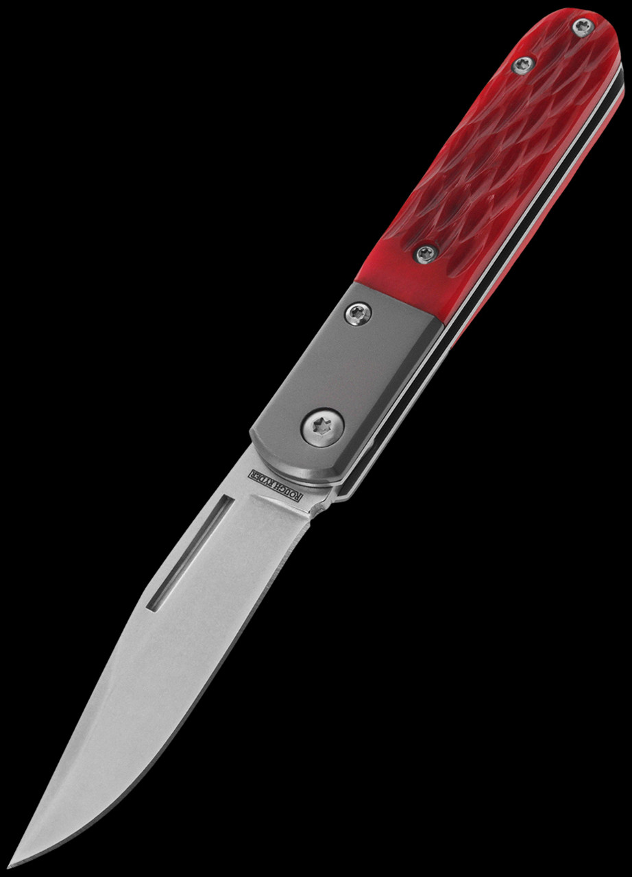 Rough Ryder Barlow Red Jigged Bone | UK Carry Friendly Folding Knife