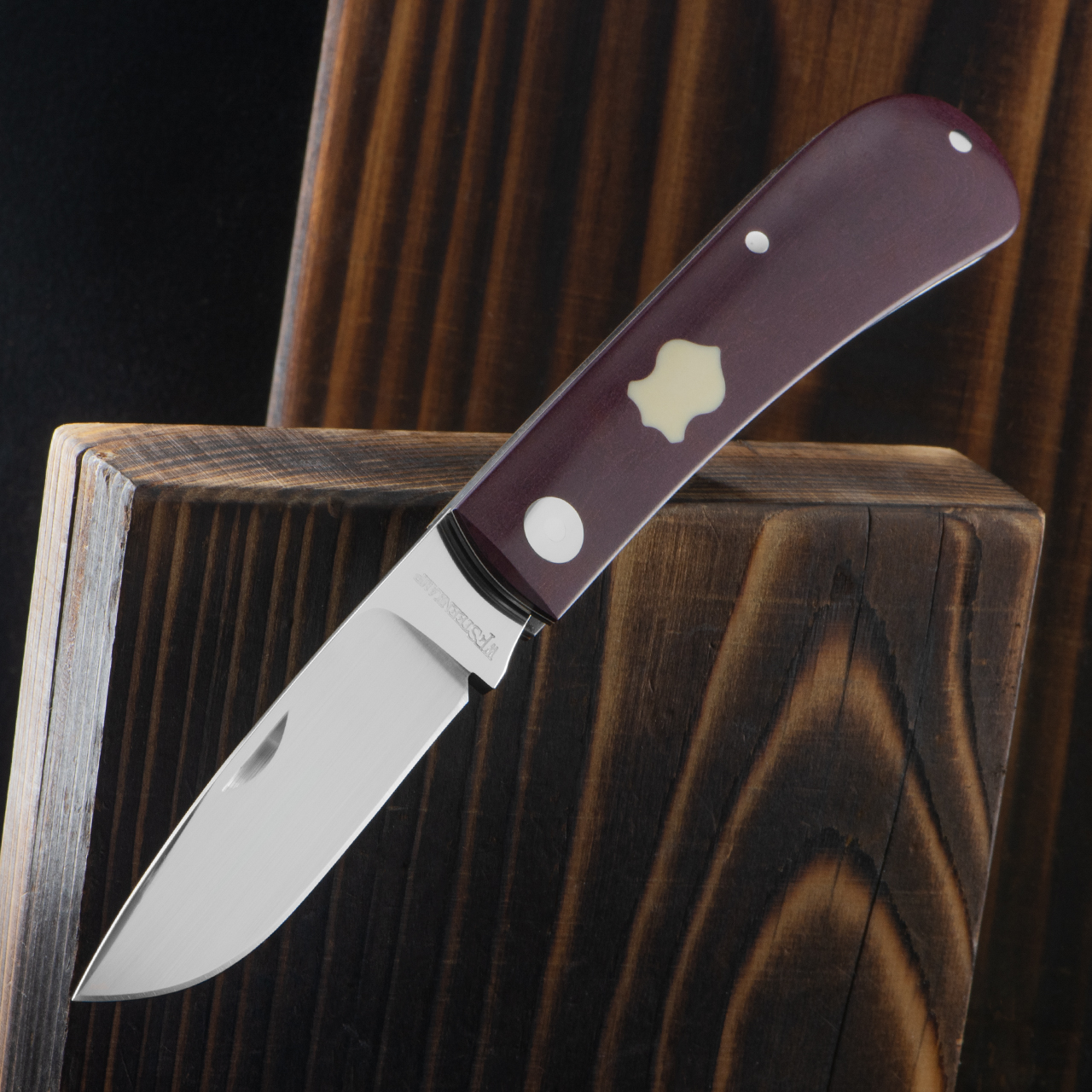 Steenkamp Custom Barlow Maroon Richlite