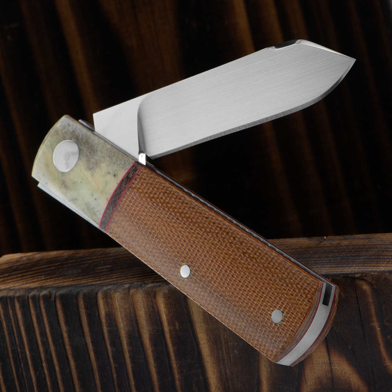 Steenkamp Barlow Natural Micarta Custom Knife