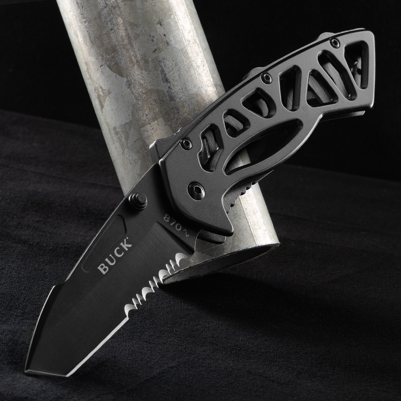 Buck Bones Framelock Folding Knife
