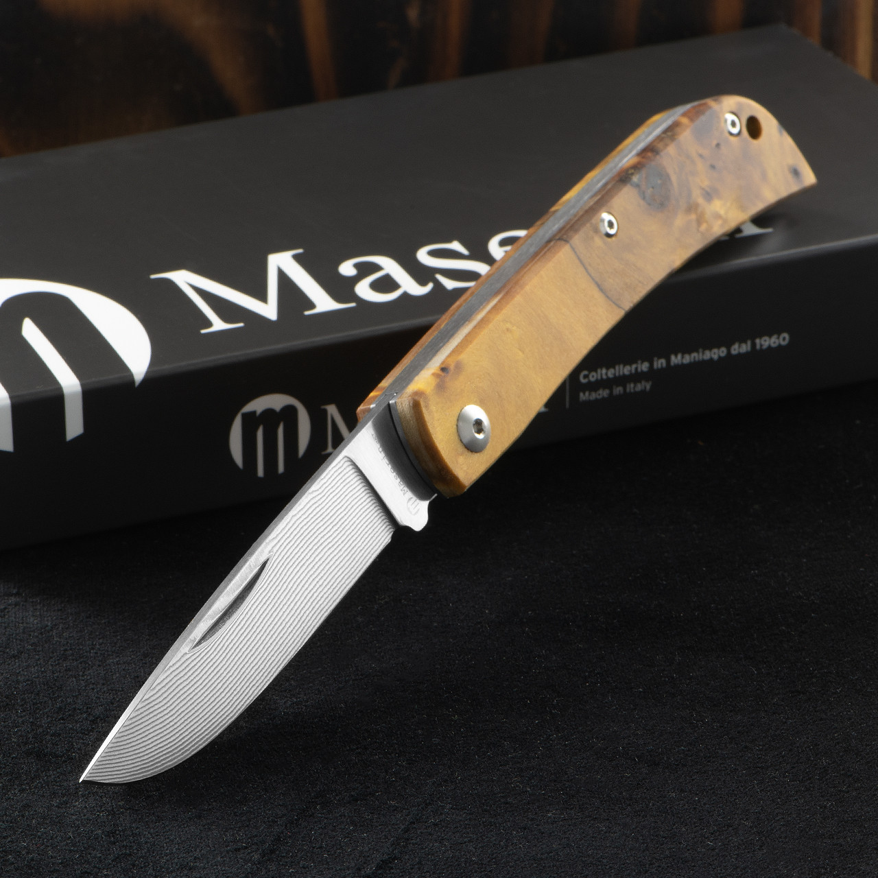 Maserin Scout Poplar Wood Damascus
