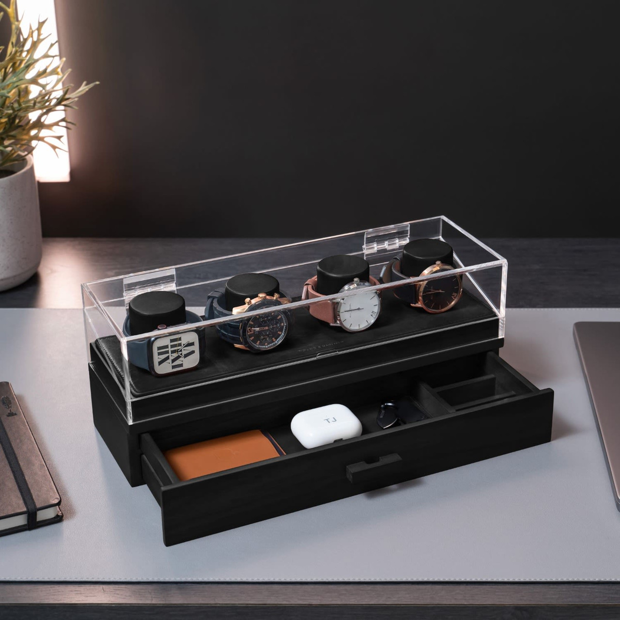 Holme & Hadfield Watch Deck Pro Black