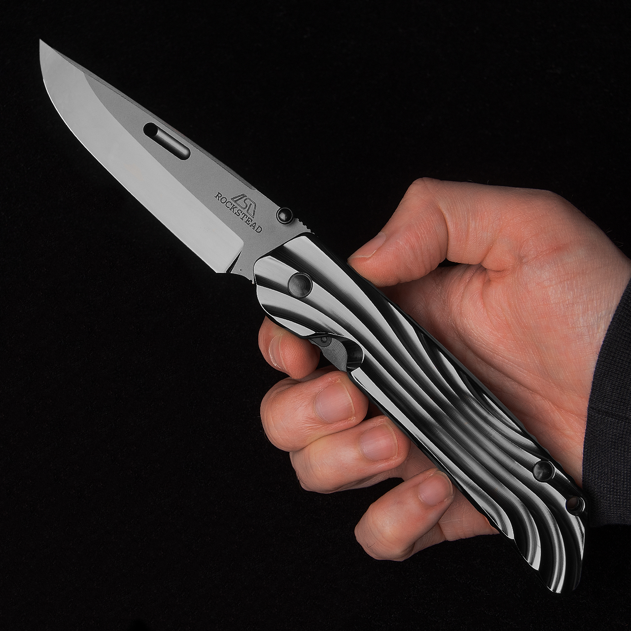 Rockstead Higo II Titanium DLC (S) Folding Knife