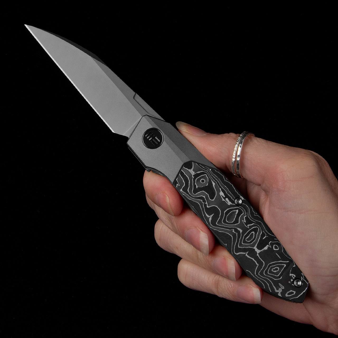WE Knife Brr15 Aluminium Foil Carbon Fibre Folding Knife