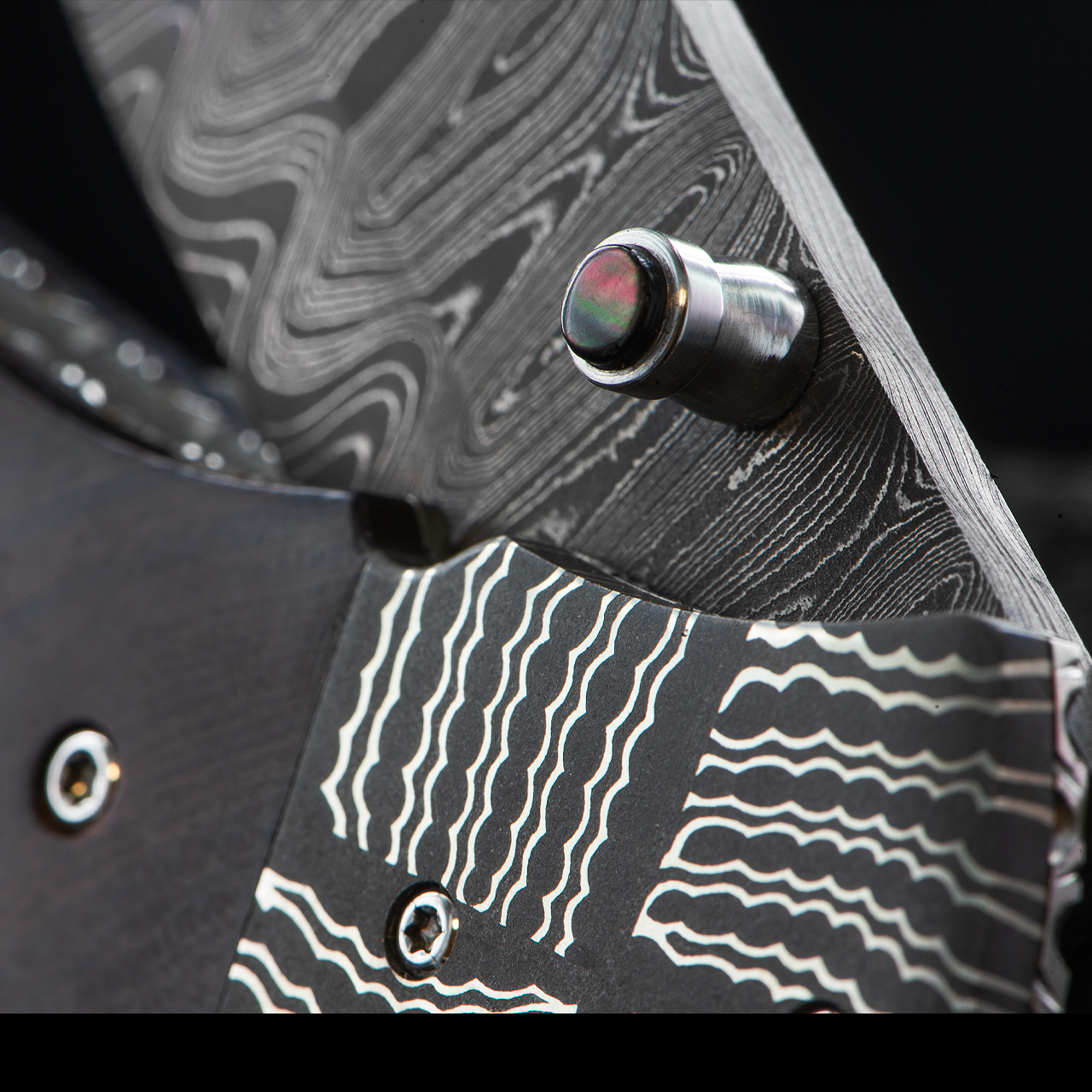 David Steier Custom Knives Ironwood Folding Knife