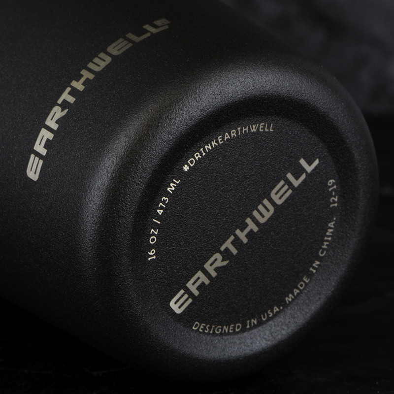 TAD Earthwell Pint Cup Topo Skull Cave