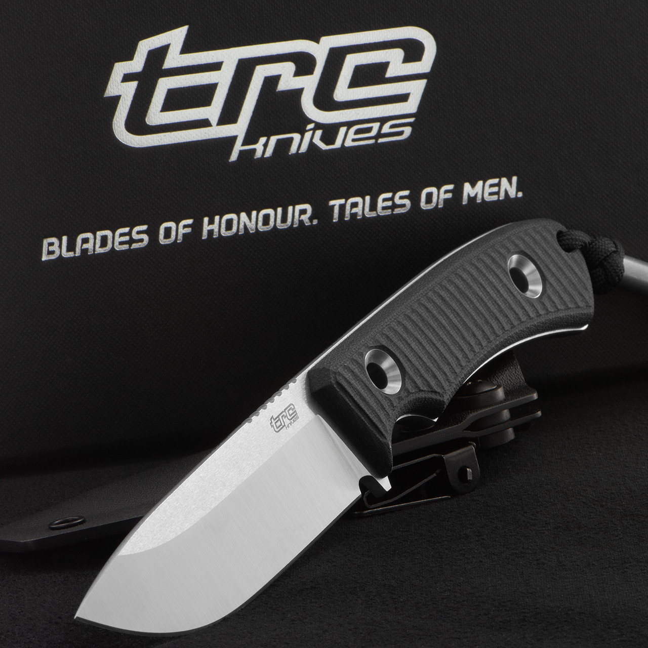 TRC South Pole / Magnacut / Satin/ Black Micarta Fixed Blade