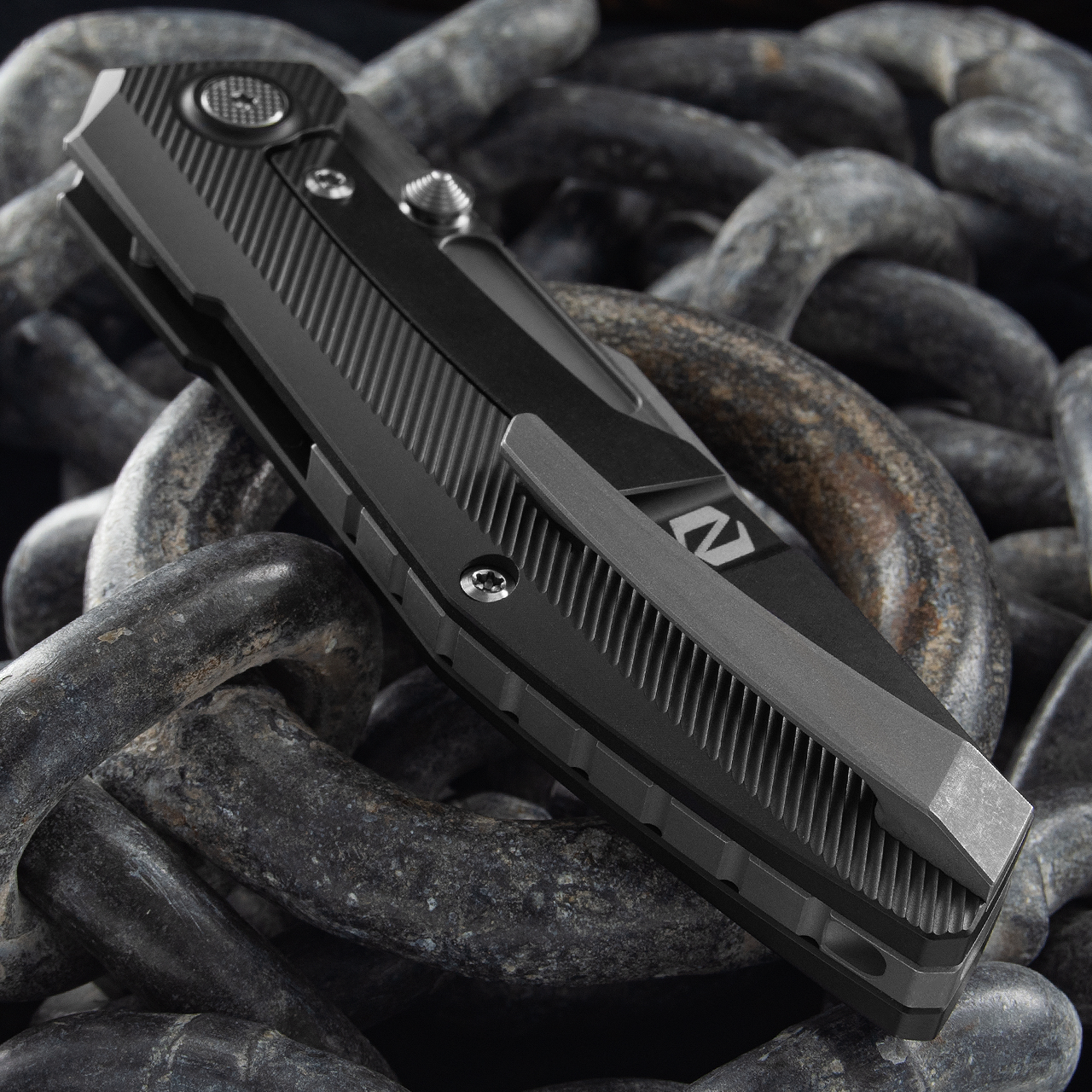 Null Raiden R2 Type S Dark Stonewashed Folding Knife