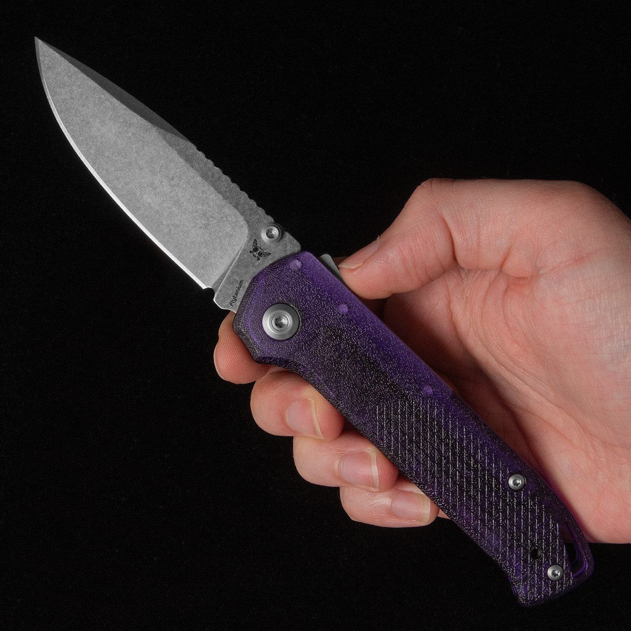 Flytanium Arcade Lite Folding Knife Atomic Purple