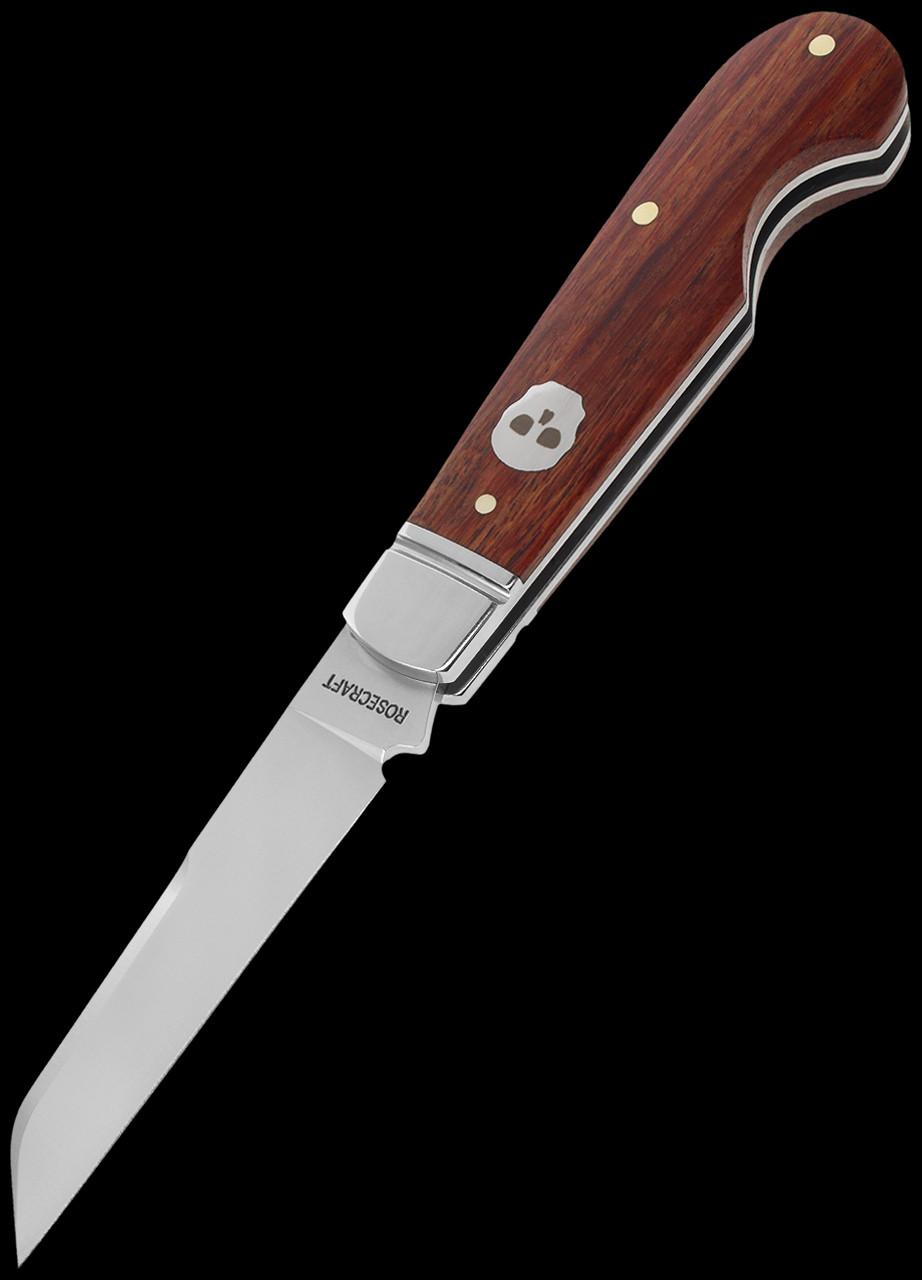 Rosecraft Elk River Easy Open Jack Rosewood Folding Knife