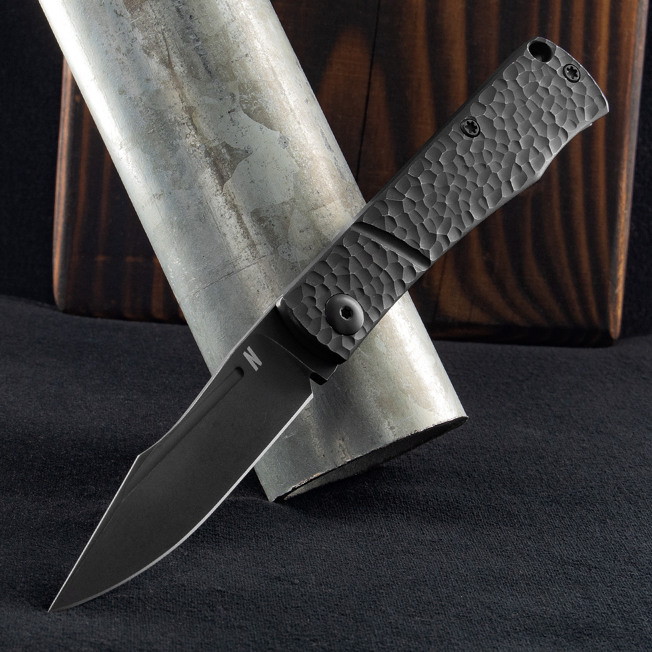 Notorious EDC Kingpin Slip Titanium PVD Folding Knife